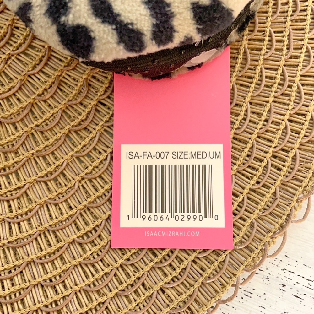 Isaac Mizrahi | Leopard Print Slippers Medium NWT Fleece Lined Cozy House Shoes - Picture 6 of 8